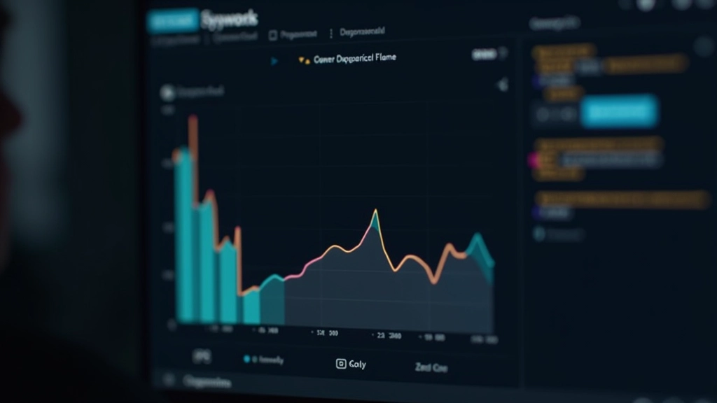 Monitor s otevřeným Chrome DevTools Performance záložkou, graf ukazující FPS a frame timing
